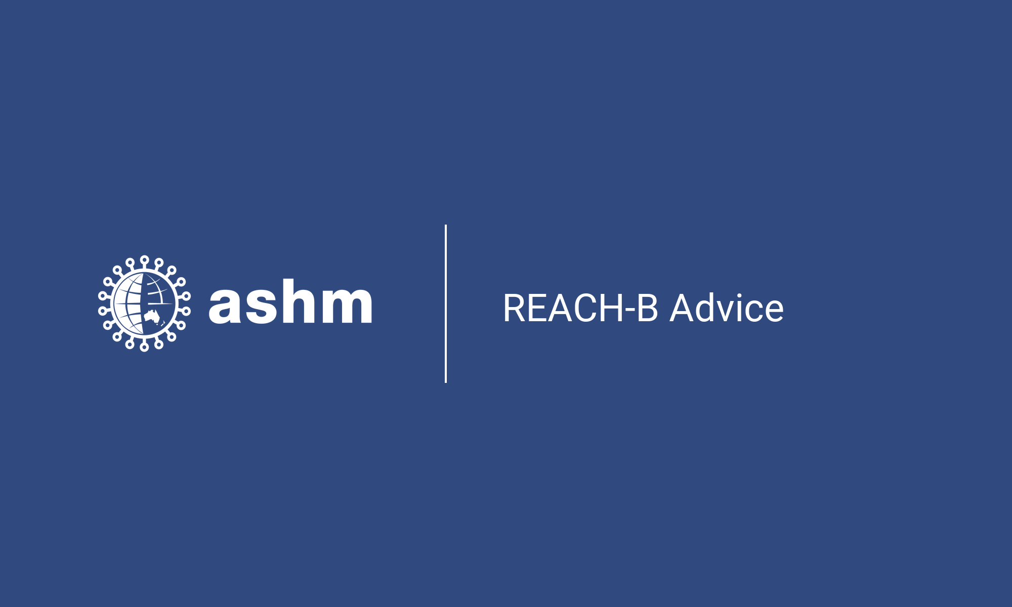 REACH-B Advice | ASHM Health