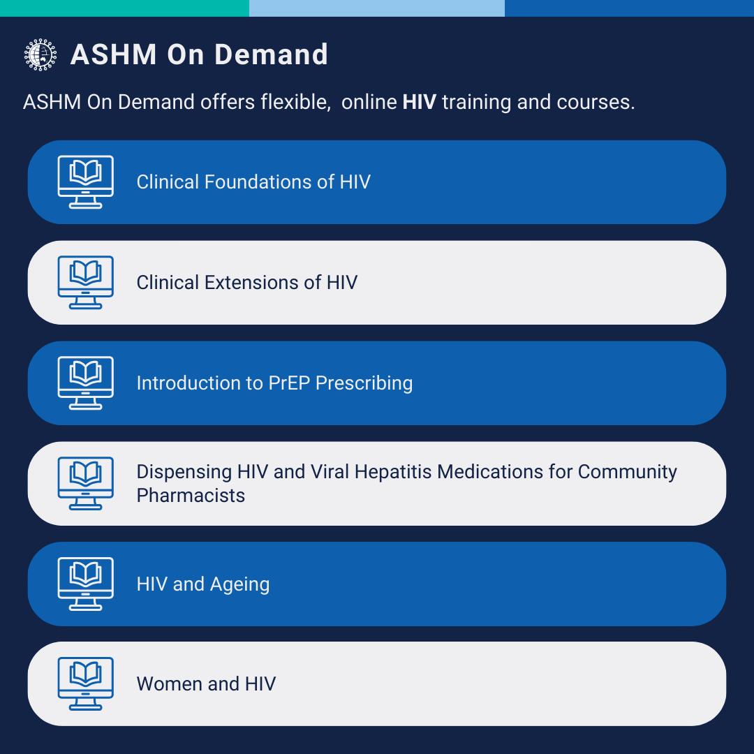 ASHM On Demand HIV Resource Tile 2