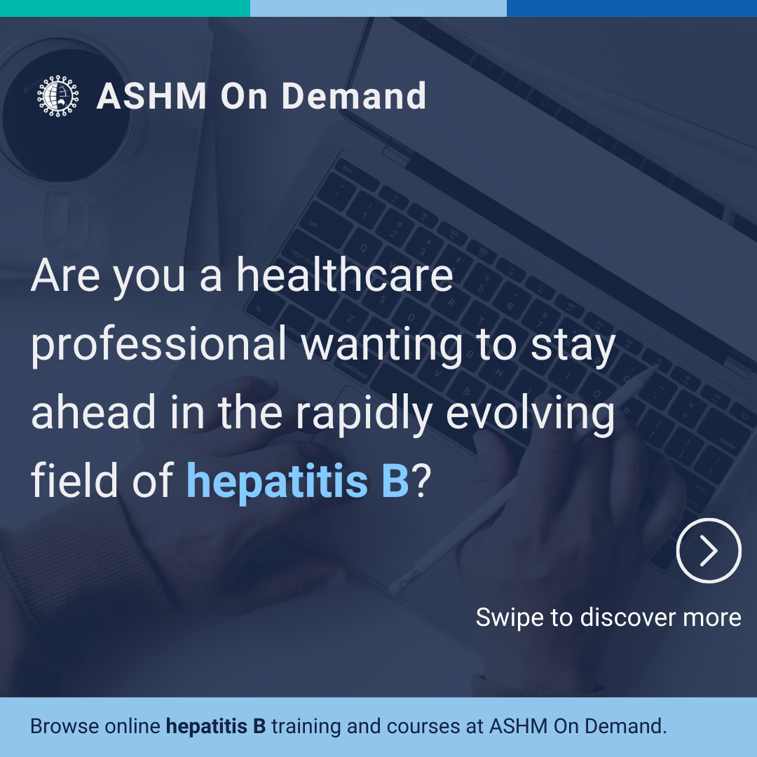 ASHM On Demand Hepatitis B resource Tile 1