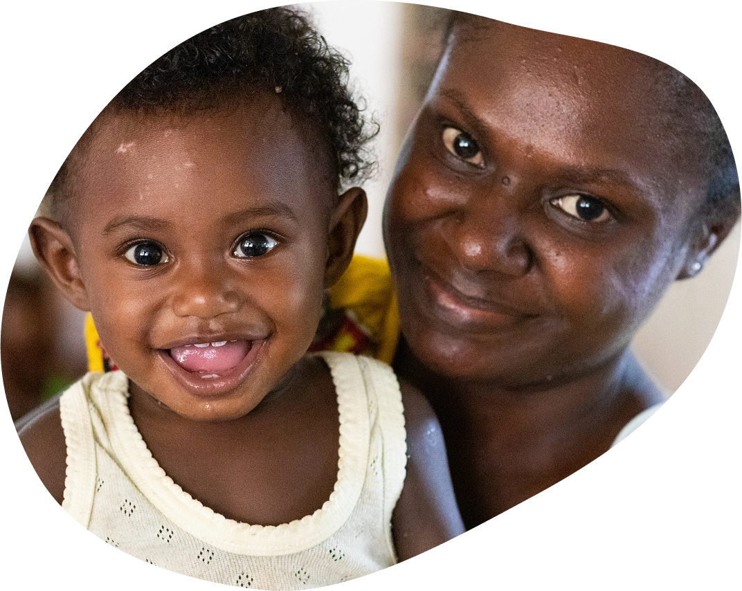 Image of Mother and her child